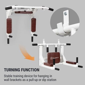 KLARFIT Bouncer Multigym, multifunkční hrazda, 200 kg, ocel - 2