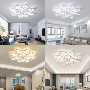 Nové LED stropní svítidlo stmívatelné - 12 listů - 2