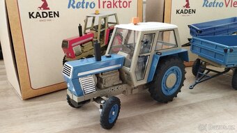 Zetor 8011 KADEN s vlekem modrý - 2