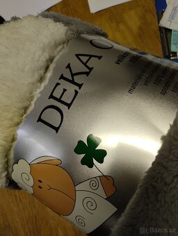Teplá heboučká deka - nová - 2