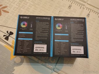 2x Lian Li UNI FAN CL Wireless Fan, 3x-Pack - 120mm, black - 2