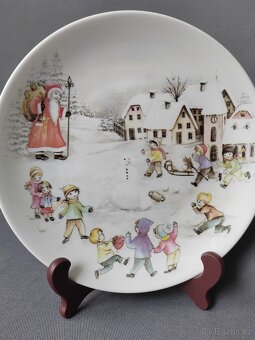 Porcelánový vánoční talíř od manufaktury Arzberg (26cm) - 2