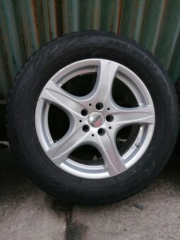 Alu disky 5x108 7,5Jx17 ET45 Ronal + 225/65 R17 5-6 mm - 2