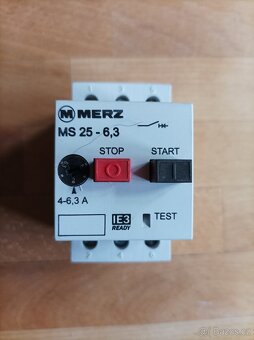 motorový spouštěč Merz MS25 4,0-6,3A - 2