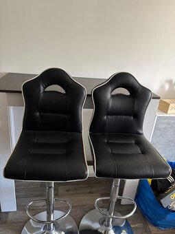 Barový stůl + 2x židle - 2