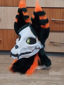 Furry/Cosplay skull dog maska/fursuit - 2