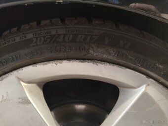 Alu kola Škoda R17 5x100 205/40 - 2