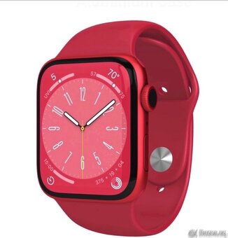 Watch 8 cell 45 Red, Red Sport Band(Chytré hodinky) - 2