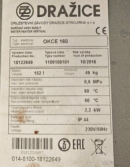 Bojler Dražice OKC 160 - 2