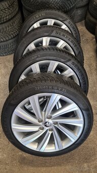 ALU KOLA R18 - 5x112 zimní originál ŠKODA OCTÁVIA 4, VW GOLF - 2