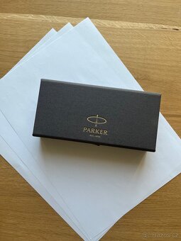 Luxusní pero propiska Parker Sonnet Brown PGT Rollerball - 2