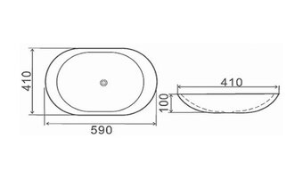 Prodám nové umyvadlo Moby black - 2