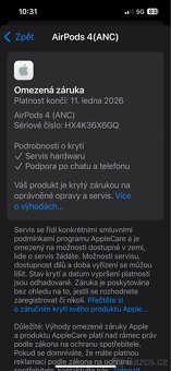 Prodám Apple Airpods 4 s aktivním potlačováním hluku - 2