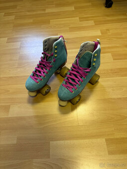 Trekové brusle Tempish - Nessie Star Aqua (vel.41) - 2