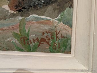 Obraz krajiny signováno - 2