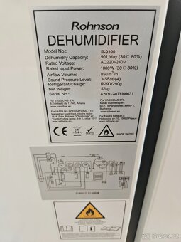 Odvlhčovač profi Rohnson R-9390 - 2