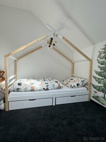 Domeckova postel s uloznym prostorem - 2