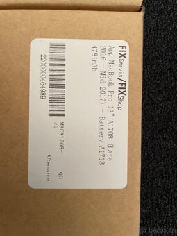 Baterie macbook 2016 / 2017/ A1708 A1713 nová - 2