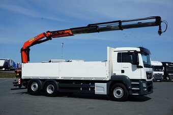 MAN TGS 26.400 6x2 - valník s hydraulickou rukou - 2