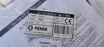 Topný kabel 1700W - 2