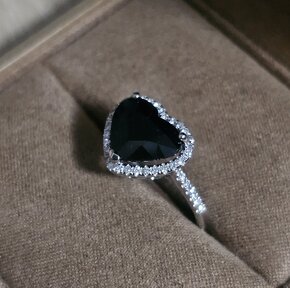 DIAMANTOVÝ PRSTEN SAFÍR 3.95ct. ALGT NEUPRAVOVANÝ - 2