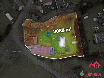Prodej, rodinný dům České Libchavy, pozemek 3088 m2, okres Ú - 2