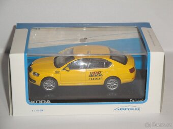 Prodám modely ABREX 1:43 ŠKODA Octavia AAA Taxi - 2