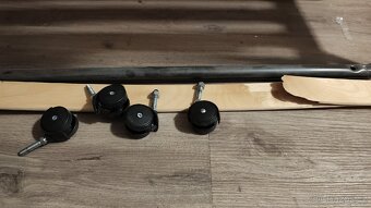 Prodám Skládací postel SYDALS 80×200 světle šedá z Jysku - 2