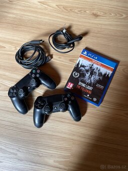 PS 4 + 2 ovladače a 1 hra (dying light) - 2
