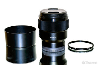 Sony FE 85mm f/1,8 + UV filtr NEPOUŽÍVANÝ - 2