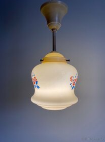 Závěsná bakelitová lampa stropnice, Německo - 2