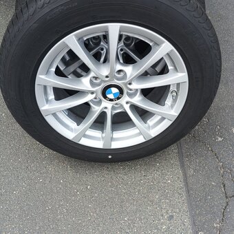 16 alu org. BMW + 205 60 16 Bridgetone, pneu letní - 2