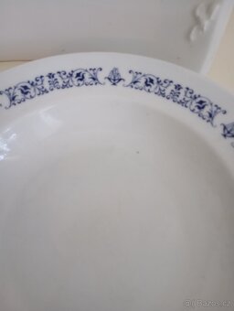 Retro gastro hluboký talíř Czechoslovakia - 2