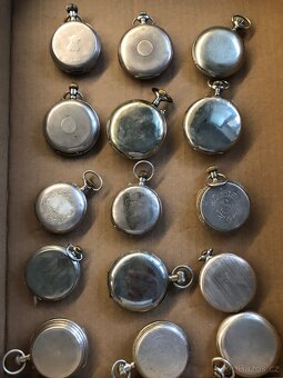 15x stříbrné kapesní hodinky DOXA ROSKOPF a jiné funkční - 2