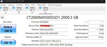 Crucial MX500 2,5" 2TB SSD - 2