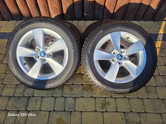 Alu kola zimní sada 5x100 15" Škoda Fabia 4 - 2