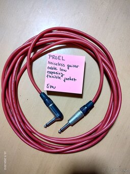Audio, nástrojové kabely - 2