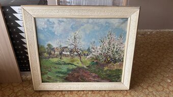 Ručně malované obrazy v rámu - 2