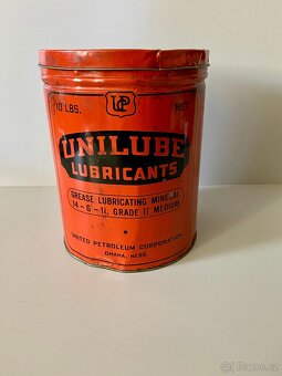 plechovka od oleje stará plechovka mazivo vazelína retro - 2