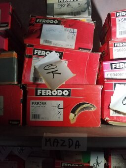 Brzdové obložení čelisti bubnování brda - 2