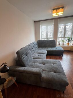 Sedací souprava do U SIERRA, pravá, modrošedá INFINITY - 2