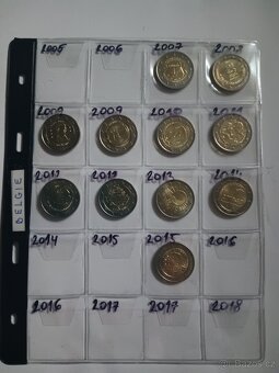 Sbírka euromincí 2€ ca 200ks - 2