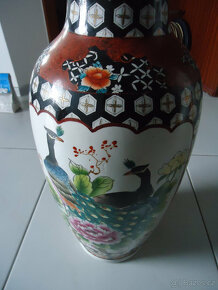 Váza porcelánová s čínskými motivy - 2