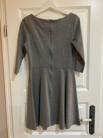 RESERVED šedé šaty velikost M - 2