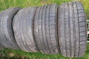 ALU 15" ET38 4x108 a 4x114,3 2ks pneu 195/50 použitelné - 2