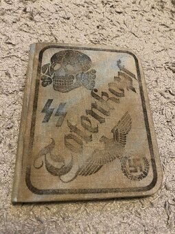 Průkaz SS Totenkopf - 2