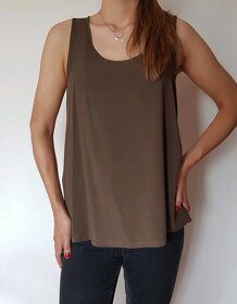 Tílko LINDEX khaki - nové - 2