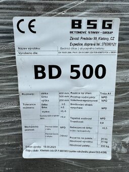 Ztracené bednění d400 x š500 x v250 - 2