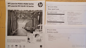 HP Laserjet M203DN|Duplex|LAN|najeto 9tis|nový válec a toner - 2