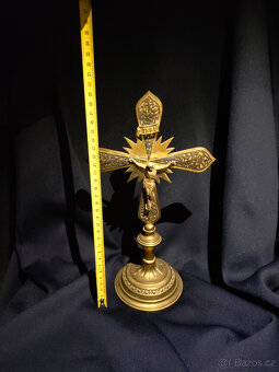 Prodám stolní kříž, krucifix Inri - 2